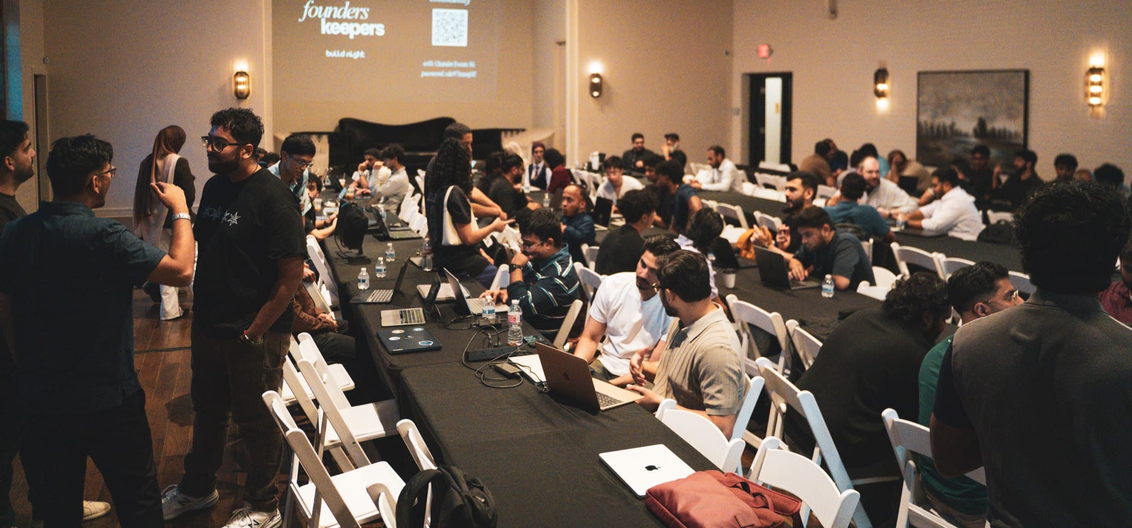 The room, filling up